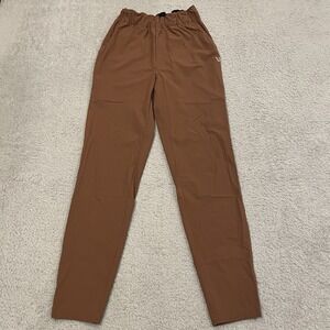 Vuori Fleet Jogger Pant Mens Small 29" Inseam Brown Zip Pocket V429 EUC